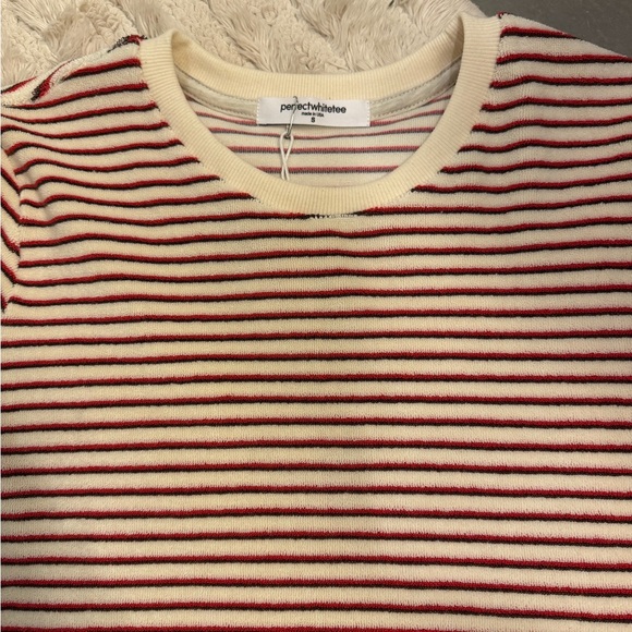 Perfect white Tee Bree terry set - Picture 2 of 3